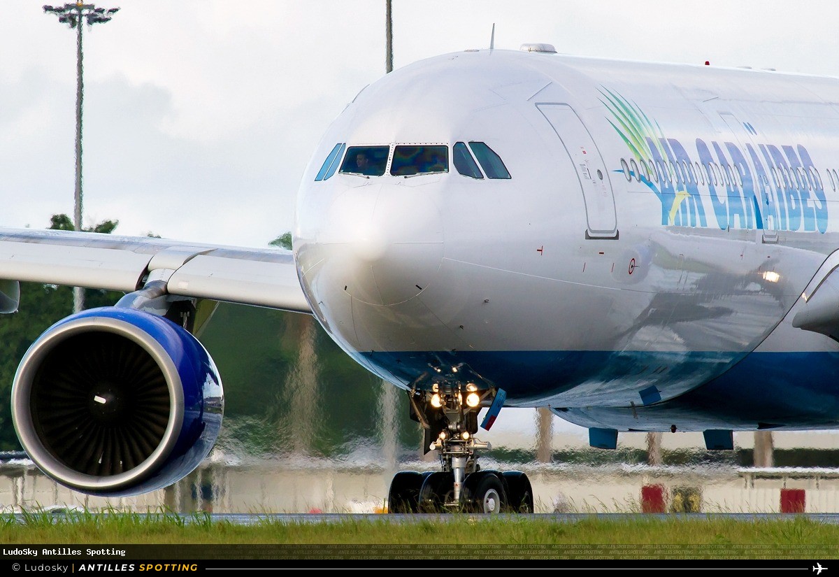 F-GOTO · Airbus A330-300, Air Caraïbes, Pointe-à-Pitre – Maryse Condé