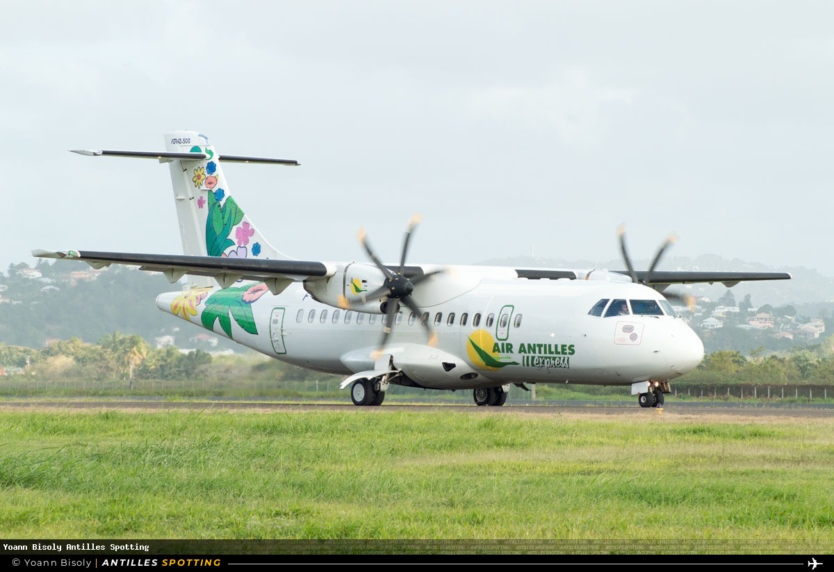 F-OIXE · ATR 45-500, Air Antilles Express, Martinique – Aimé Césaire