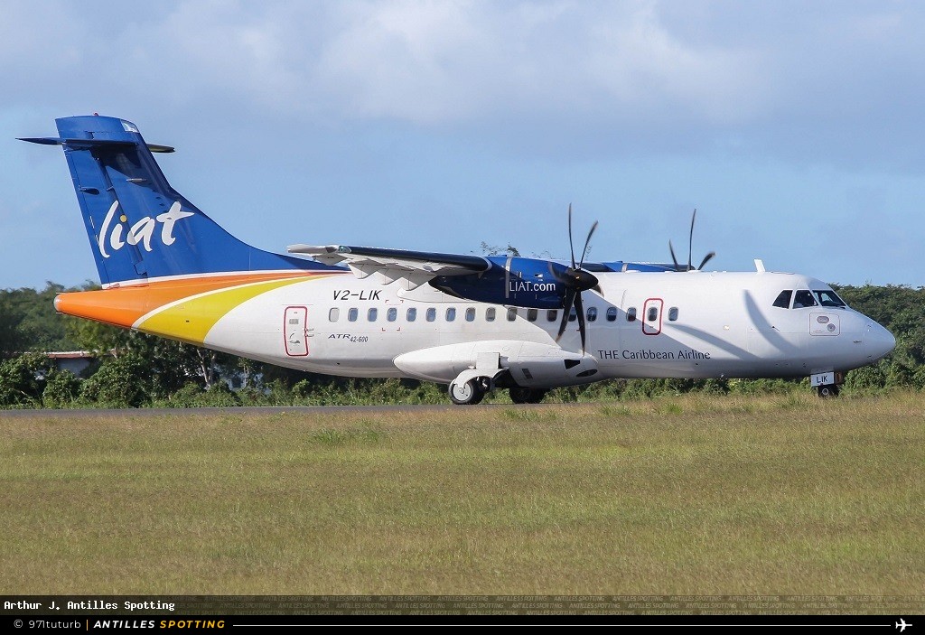 V2-LIK · ATR 42-600, LIAT, Pointe-à-Pitre – Maryse Condé