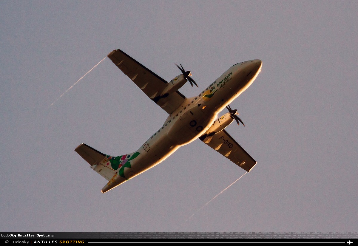 F-OIXD · ATR 42-500, Air Antilles Express, Pointe-à-Pitre – Maryse Condé