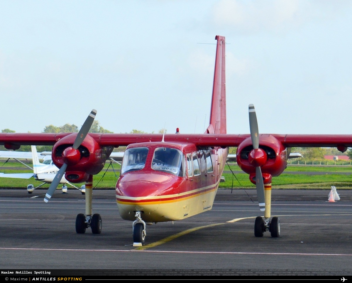 F-OGXA · Britten-Norman BN-2 Islander, Airawak, Martinique – Aimé Césaire