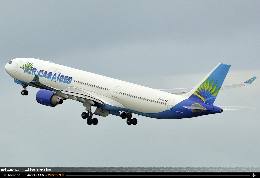 F-HPTP · Airbus A330-300, Air Caraïbes, Pointe-à-Pitre – Maryse Condé