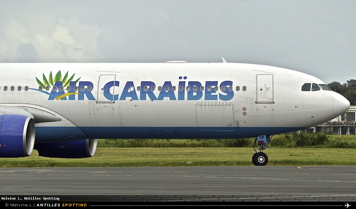 F-HPTP · Airbus A330-300, Air Caraïbes, Pointe-à-Pitre – Maryse Condé