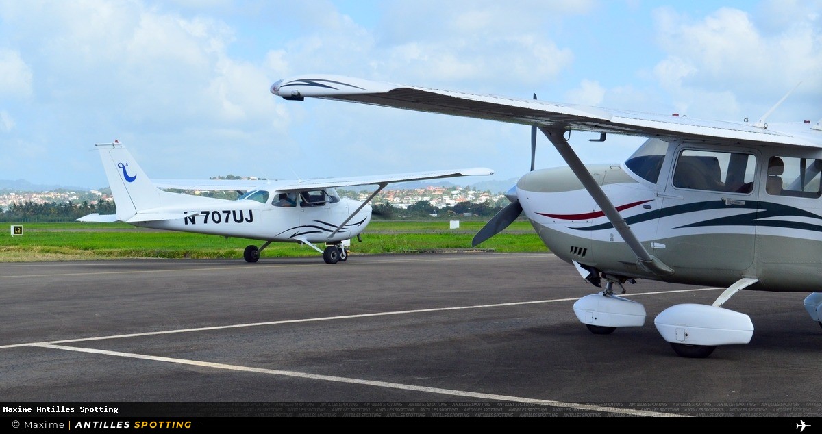 N707UJ · Cessna 172 Skyhawk, ACF Aeroclub, Martinique – Aimé Césaire