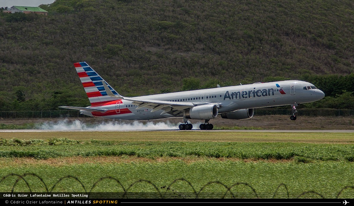 N197AN · Boeing 757-200, American Airlines, Vieux Fort – Hewanorra