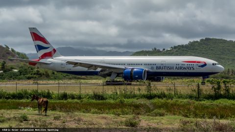 G-VIIM · Boeing 777-300ER, Vieux Fort – Hewanorra