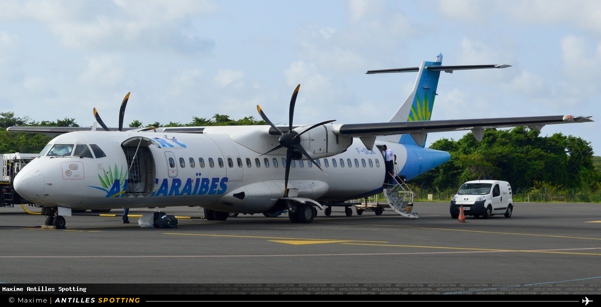F-OIJK · ATR 72-500, Air Caraïbes, Pointe-à-Pitre – Maryse Condé