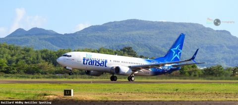 C-GTQB · Boeing 737-800, Martinique – Aimé Césaire