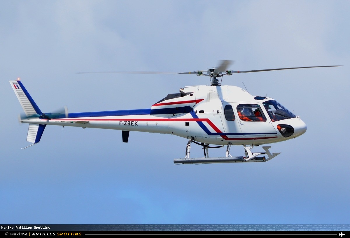 F-ZBEK · Airbus Helicopters AS355 Écureuil 2, Douanes Françaises, Martinique – Aimé Césaire