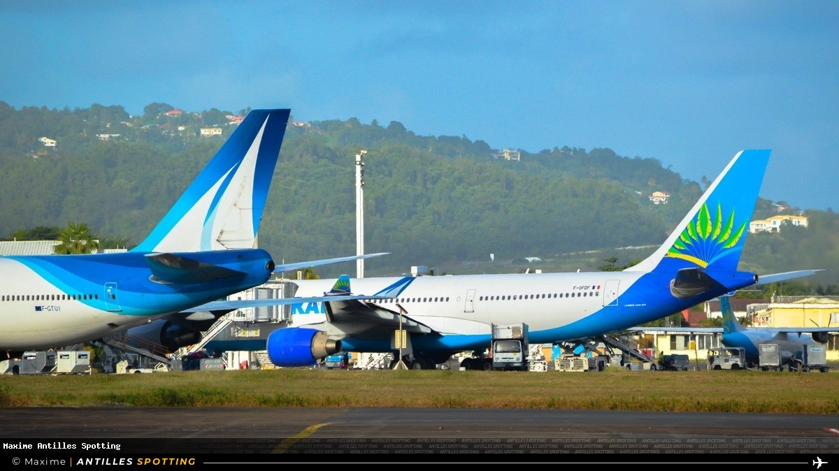 F-OFDF · Airbus A330-200, Air Caraïbes, Martinique – Aimé Césaire