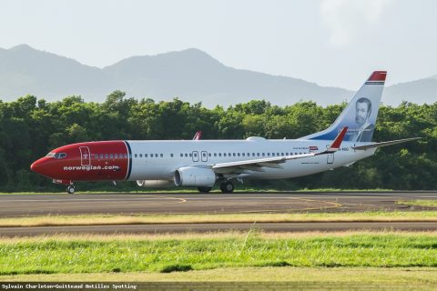 LN-NIG · Boeing 737-800, Martinique – Aimé Césaire