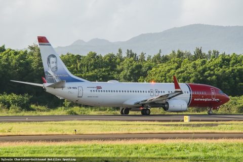 LN-NIG · Boeing 737-800, Martinique – Aimé Césaire