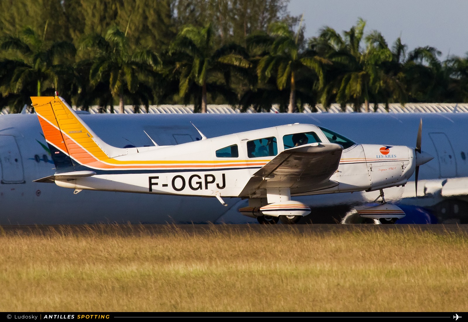 F-OGPJ · Piper PA-28 Cherokee / Warrior / Archer, Aéroclub Les Ailes Guadeloupéennes, Pointe-à-Pitre – Maryse Condé